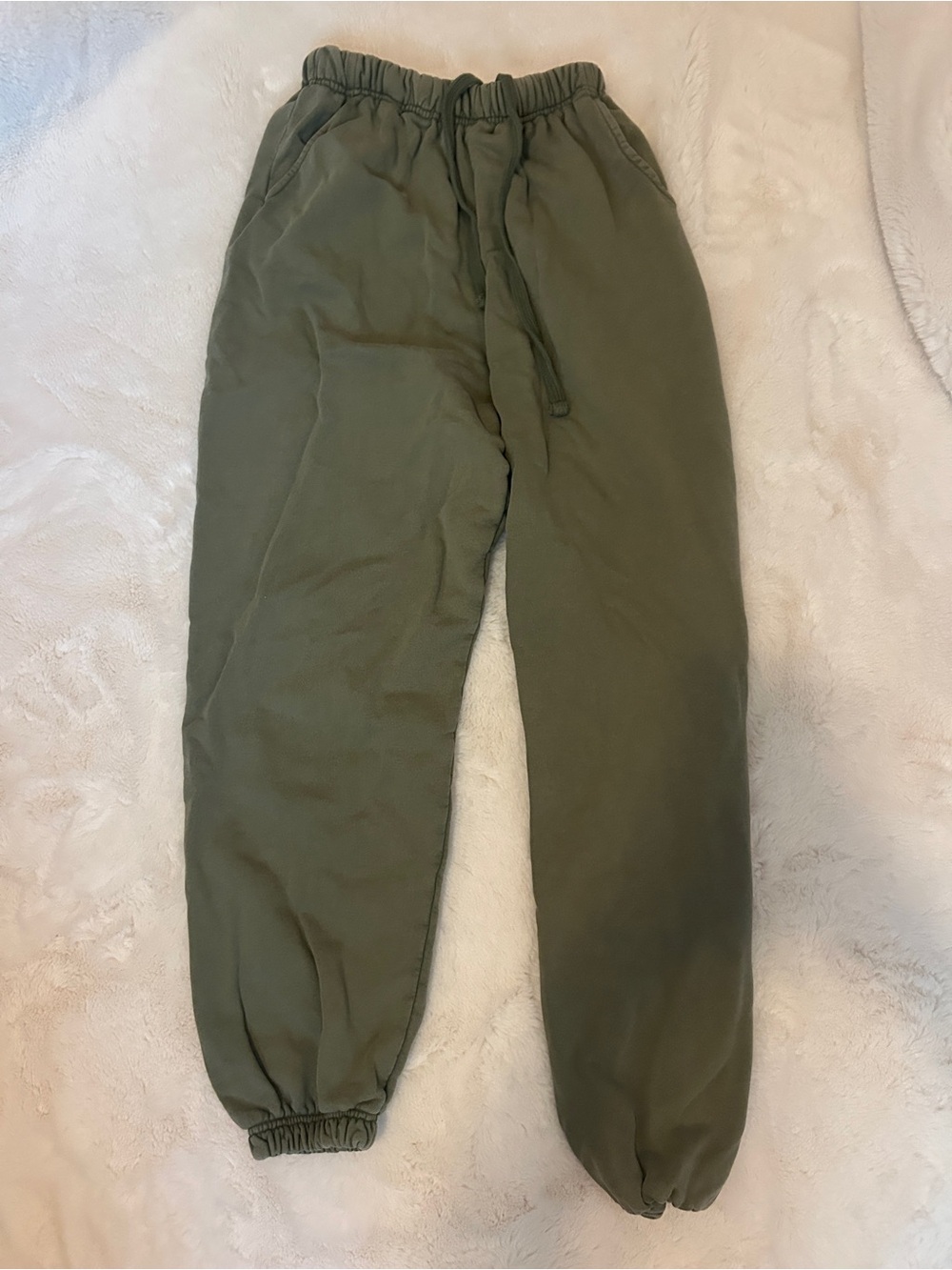 Daily Drills Olive Drawstring Waist Joggers